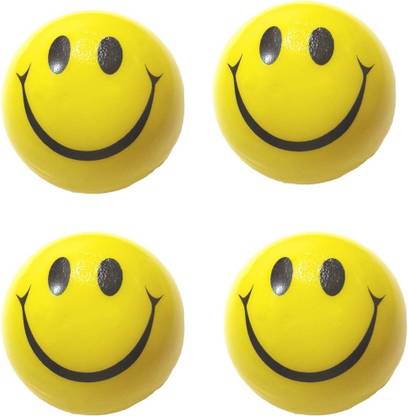 ShopTop Smiley Face Squeeze Stress Ball  - 3 inch