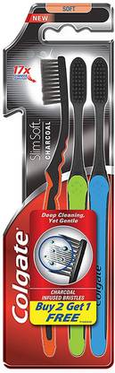 Colgate Slim Charcoal Soft Toothbrush