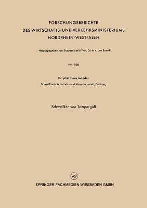 Schweissen von Temperguss