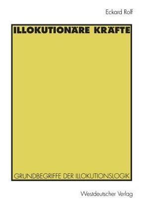 Illokutionaere Kraefte