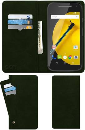 ACM Flip Cover for Motorola E2 2nd Gen 4g