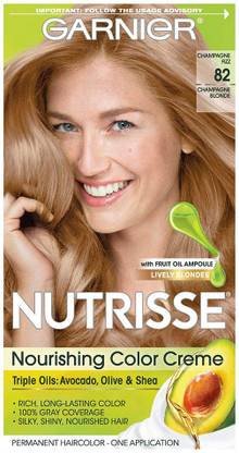 GARNIER Nutrisse Nourishing Color Creme No 82 Champagne Blonde , Blonde