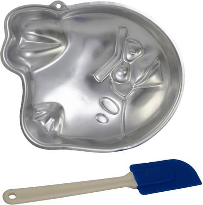 ROLEX Aluminium Cake Mould Pans Angry Bird + Small Spatulla 1 Kg. Cake Kitchen Tool Set