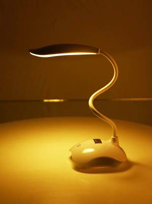DOCOSS Rechargeable 3 Light Modes Flexible Touch Button LED Desk Lamp Emergency study table Light lamp rechargable with Study Reading Led Light for Study, Students ,Office with Warm White,Yellow Lights Study Lamp