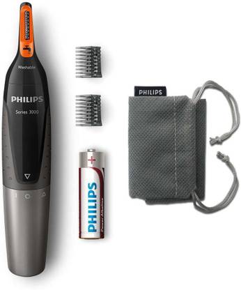 PHILIPS NT3160 Nose/Eye/Ear Trimmer 30 min  Runtime 1 Length Settings