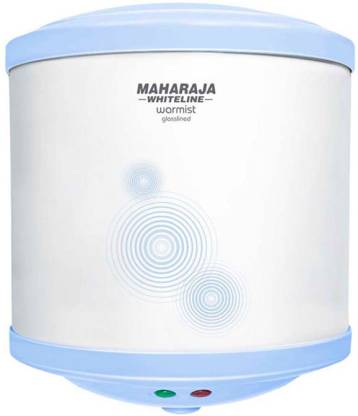 MAHARAJA WHITELINE 15 L Storage Water Geyser (WARMIST 15 LTR WATER GYSER, White and Blue)