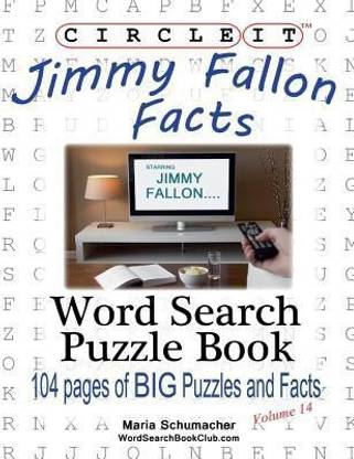 Circle It, Jimmy Fallon Facts, Word Search, Puzzle Book