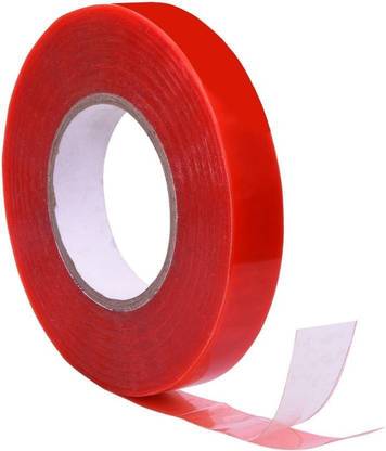 DHRUV-PRO Double Sided Double Sided Tape 25 Meter 1/2 inch , Self Adhesive Tape, Foam Dispenser Dispenser CELLO TAPES (Manual)