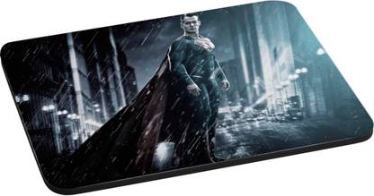 अन्नी 69 Superman Standing in rain And Watching Something With High Quality Non Slippery base And Glossy Print Mouse pad Best fro Gamers, Graphic Designer, And Every One With Mouse Optical And Laser Mouse Pad माउस पैड