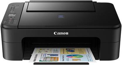 Canon PIXMA E3170 Multi-function WiFi Color Ink Tank Printer (Color Page Cost: 3.5 Rs. | Black Page Cost: 1 Rs. | Borderless Printing)