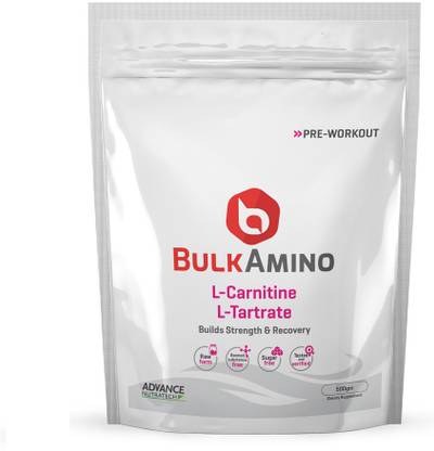 ADVANCE NUTRATECH BulkAmino Post-Workout Suppement L-Carnitine L-Tartrate EAA (Essential Amino Acids)