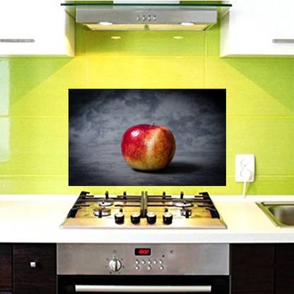 TOTAL HOME Kitchen Wall Sticker Medium Apple Delicious ...