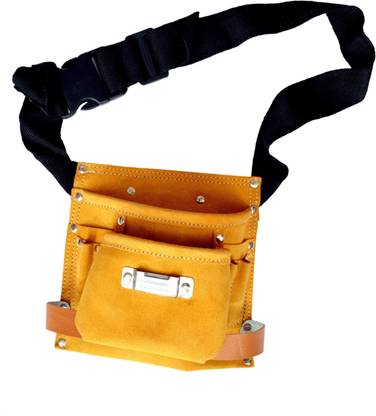 REALstf Leather Tool Bag Tool Kit with 8 Pockets Leather Tool Holster