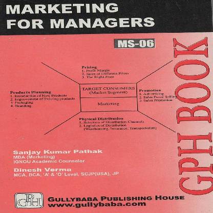 MS-06 Marketing for Managers 01 Edition