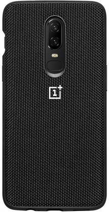 iBubble Back Cover for OnePlus 6T Cover Nylon Material, TPU Soft Edge, PC Hard Case Bottom, Washable, Full Body