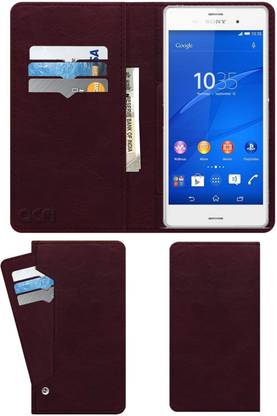 ACM Flip Cover for Sony Xperia Z3 Plus