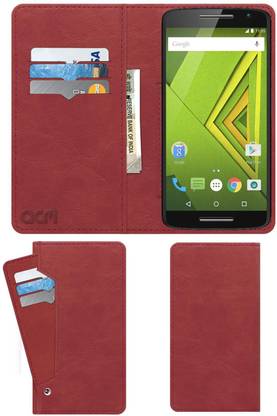 ACM Flip Cover for Motorola Moto X Play