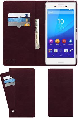 ACM Flip Cover for Sony Xperia M4 Aqua