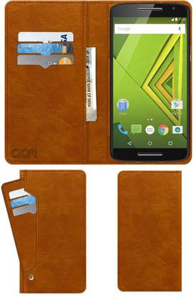 ACM Flip Cover for Motorola Moto X Play Xt1562