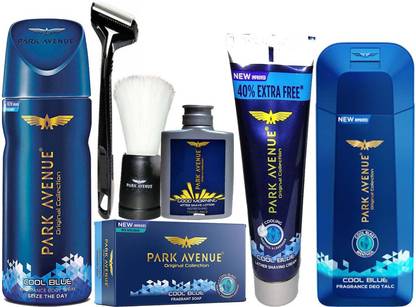 PARK AVENUE Cool Blue Men's Grooming Essential Kit