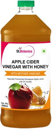 St.Botanica Apple Cider Vinegar With Mother Vinegar And Honey Vinegar