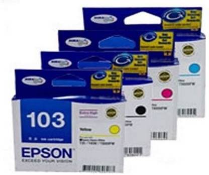 Epson 103 B/C/Y/M [Set of 4} Tri-Color Ink Cartridge