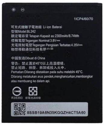 MM Elite Mobile Battery For  For Lenovo BL242 2300 mAh Li-Ion Original Battery for A6000, A6000 Plus (BL242)
