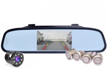 Black Cat Car Reverse Parking Sensor & Display in Mirror Car Reverse Parking Sensor & Display in Mirror Parking Sensor