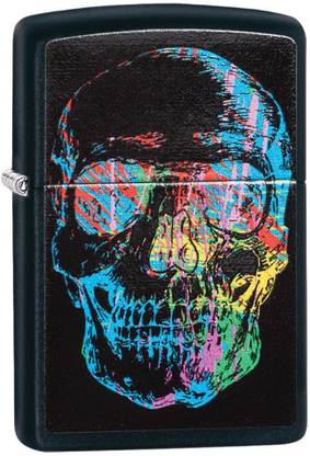ZIPPO 28042 Skull Black Matte Pocket Lighter