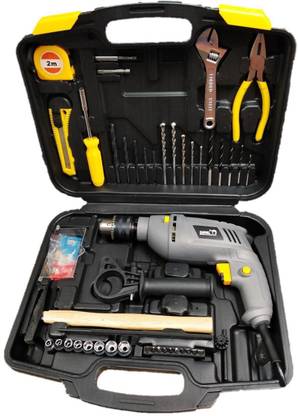 Camel 13Mm 850W Impact Drill Machine With Reversible Function + 100 Accessories Power & Hand Tool Kit