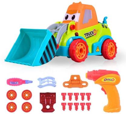 Toys Bhoomi Take Apart DIY Assembling Construction Bulldozer Toy 
