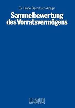 Sammelbewertung des Vorratsvermoegens
