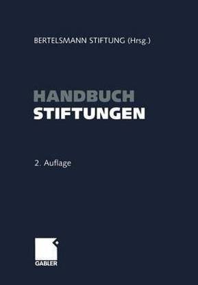 Handbuch Stiftungen