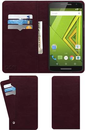 ACM Flip Cover for Motorola Moto X Play Xt1562