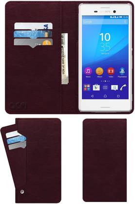 ACM Flip Cover for Sony Xperia M4 Aqua Dual