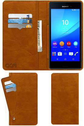 ACM Flip Cover for Sony Xperia M4 Aqua