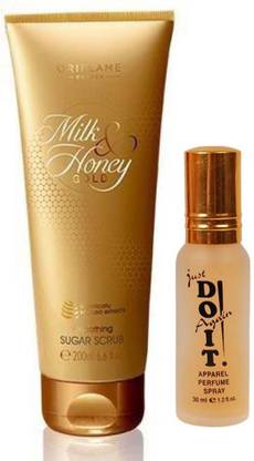 Oriflame Sweden Milk & Honey Gold Smoothing Sugar - New Scrub (200 ml)