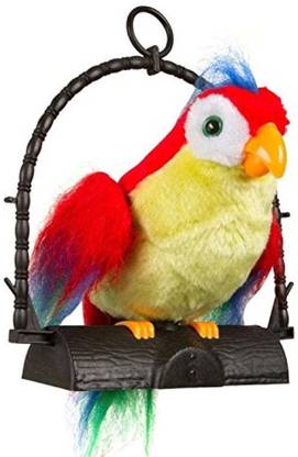 Skywalk Talk Back Battery Operated Parrot Toy for Kids,Repeat Talking