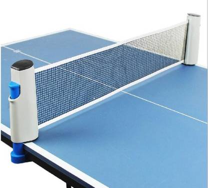 TIMA Hi-Quality and Innovative Retractable Table-Tennis Net with Adjustable Length and Push Clamps – Portable and Fits Most Tables Table Tennis Net
