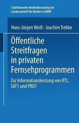 OEffentliche Streitfragen in privaten Fernsehprogrammen