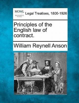Principles of the English law of contract.