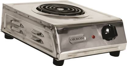 Orbon 1250 Watt Big Steel With ON-OFF Indicator G Coil Stove Hot Plate Induction Cooktop Electric Cooking Heater