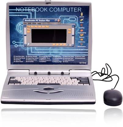 Planet of Toys Notebook Computer with Mouse (22 Activities & Games)