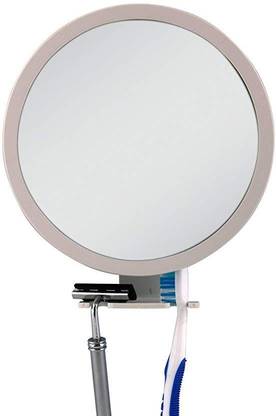 MK 12 LED light 6'' diameter Fogless shower mirror Bathroom Mirror