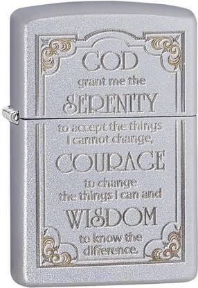 ZIPPO 28458 Serenity Prayer Pocket Lighter
