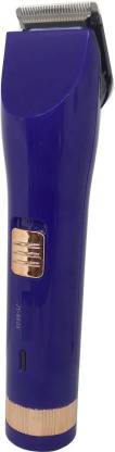 Trifles MRKTD JY-8805 BLUEE Powerful Battery Rechargeable Black Beard Shaver Trimmer 60  Runtime 4 Length Settings