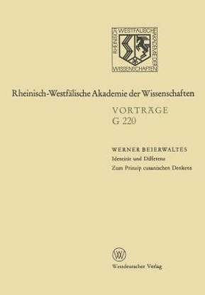 Identitaet und Differenz. Zum Prinzip cusanischen Denkens