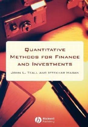 Quantitative Methods for Finance and Investments