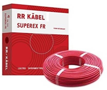 RR KABEL PVC INSULATED 4 sq/mm Red 90 m Wire