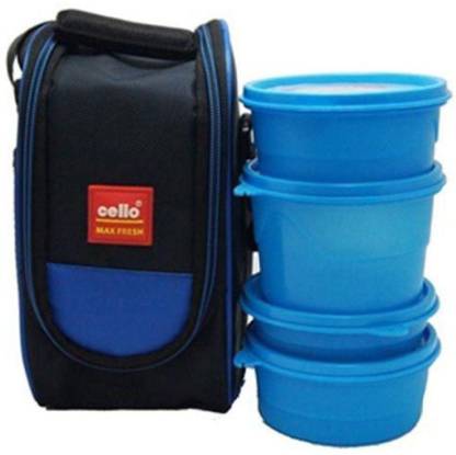 cello Red Lunch Box 4 Containers Lunch Box
